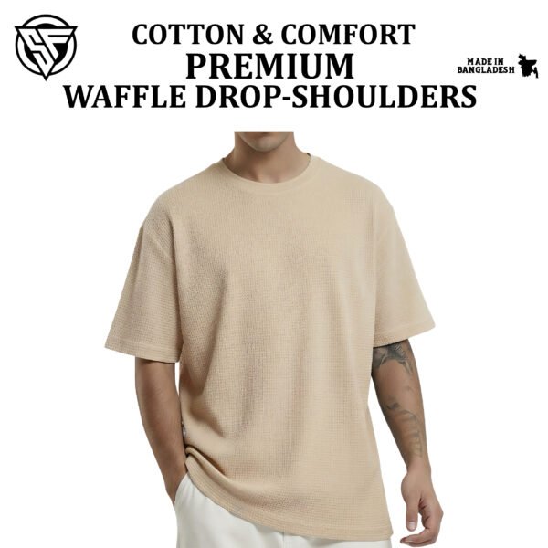 Premium Waffle Drop Shoulder Biscuit