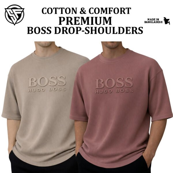 Premium Boss Drop Shoulder Biscuit-Brick