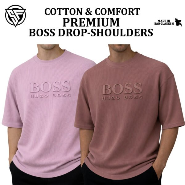 Premium Boss Drop Shoulder Lavender-Brick