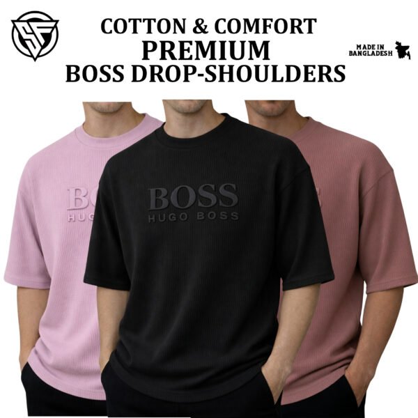 Premium Boss Drop Shoulder Lavender-Black-Brick