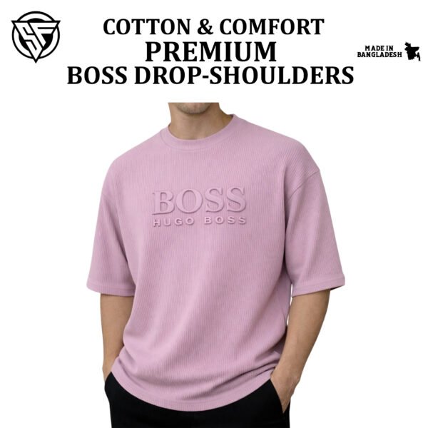 Premium Boss Drop Shoulder Lavender