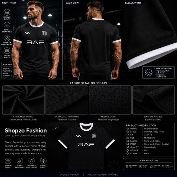 Premium Jersey T-shirt (Black)
