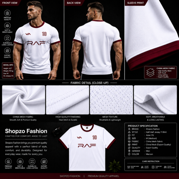 Premium Jersey T-shirt (White )