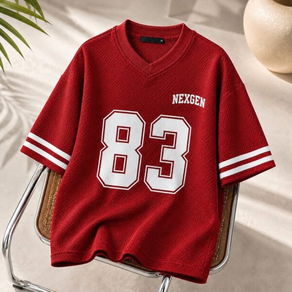 Premium Jersey Drop Shoulder Red