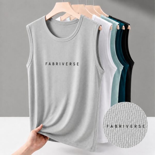 Premium Waffle Tank Top Ash