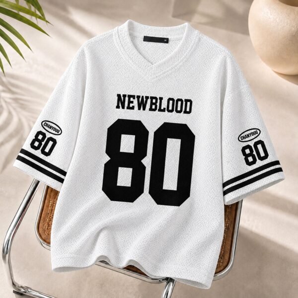 Premium Jersey Drop Shoulder White