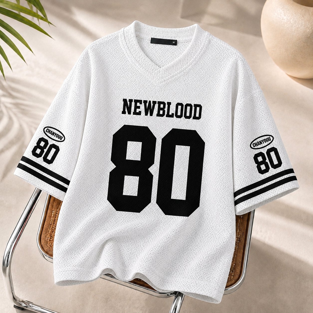Premium Jersey Drop Shoulder White