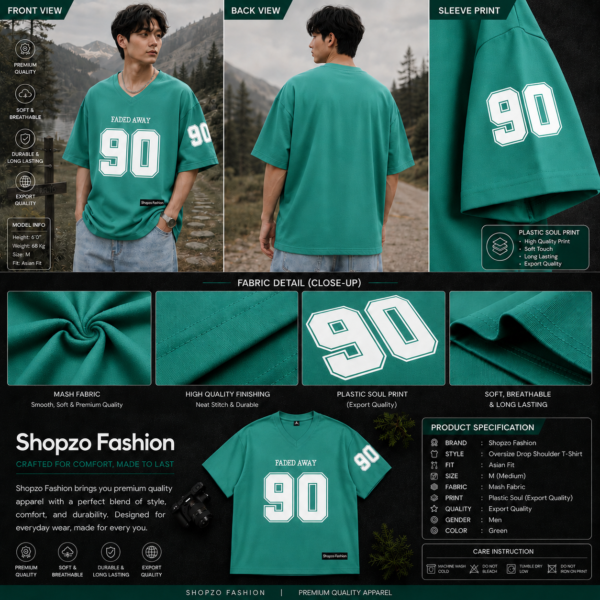 Premium Jersey Drop Sholder Pastale